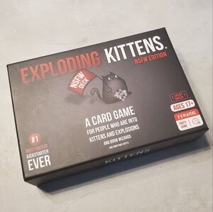 Exploding Kittens NSFW Edition Card Game